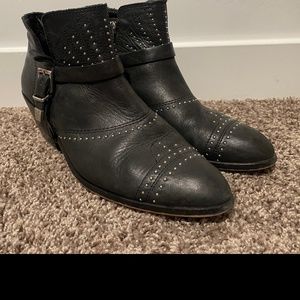 Leather Western Boots